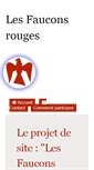 Mobile Screenshot of fauconsrouges.org